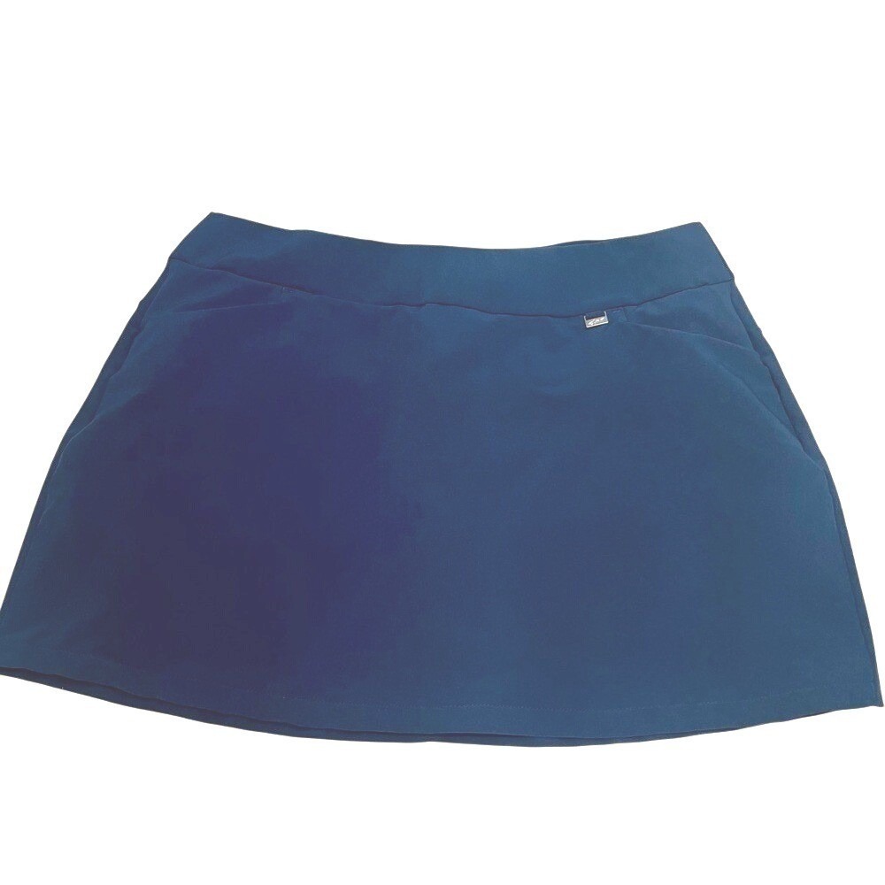 Greg Norman Play Dry Women Navy Blue Golf Skort Skirt Shorts XL Athletic